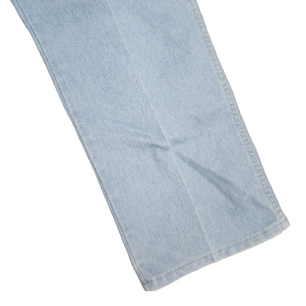 Wrangler Vintage Blue Jeans Light Wash Men's Stretch Classic Flex-Fit 42x30